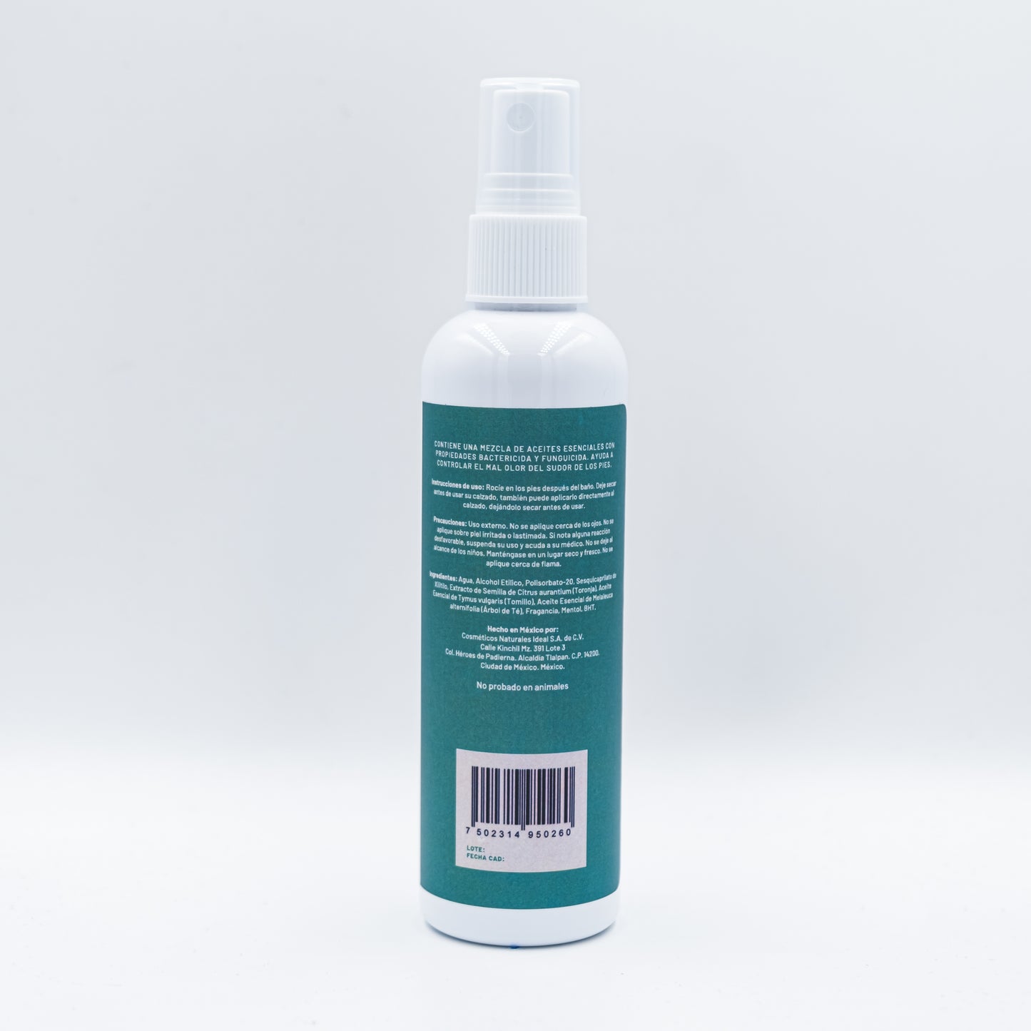 1 Desodorante En Spray Para Pies Eliminador De Mal Olor Aceites Esenciales,  NEW